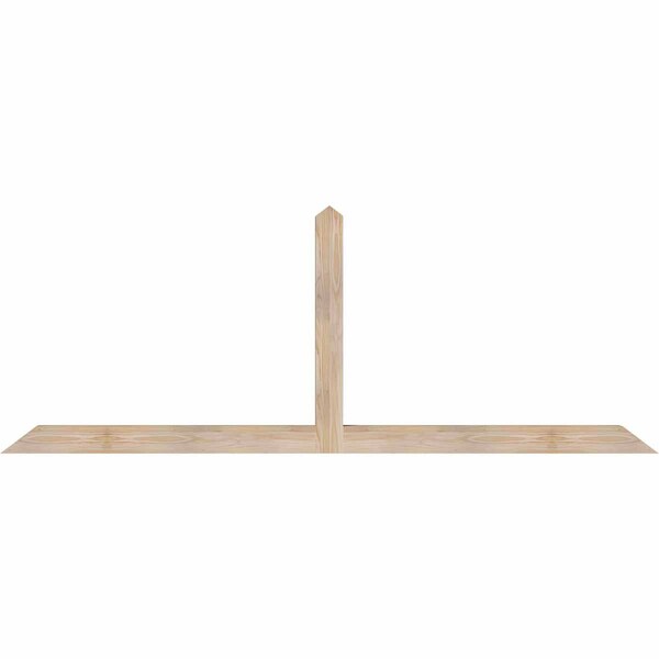 Ekena Millwork Portland Smooth Timber Gable Bracket, Douglas Fir, 84"W x 31"H x 3 1/2"D x 3 1/2"F, 9/12 Pitch GBW084X31X0404POR00SDF - main